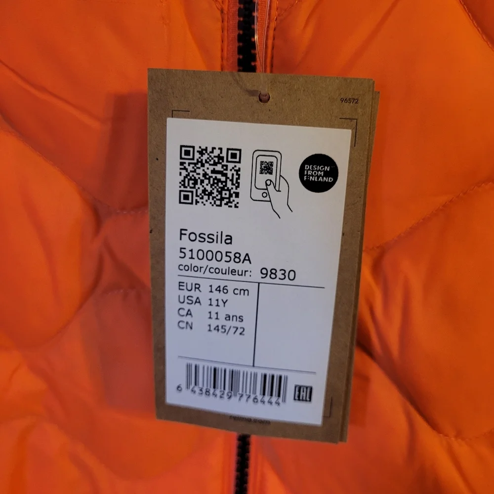 NWT Reima Light Down Jacket- Fossila 11 Years - Picture 8 of 8